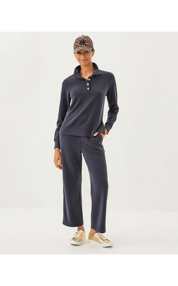 UPF 50+ 25.5" Alwyn High Rise Crop Pant - Noir
