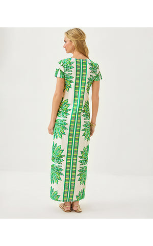 UPF 50+ Kaden Maxi Dress - Kitts Green Shady Babe Engineered Chillylilly
