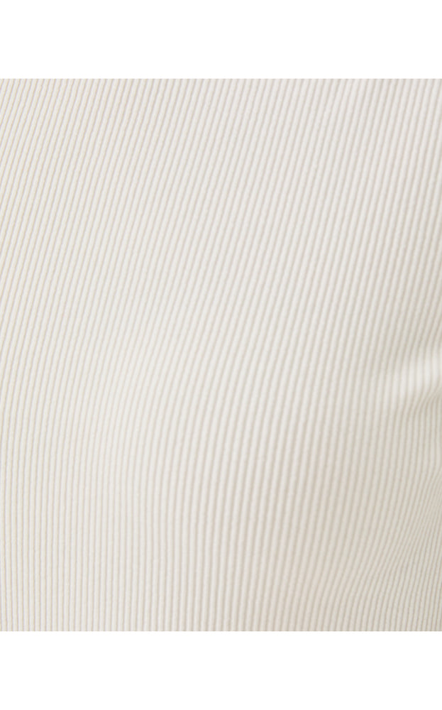 Beaty Long Sleeve Square Neck Knit Top - Coconut