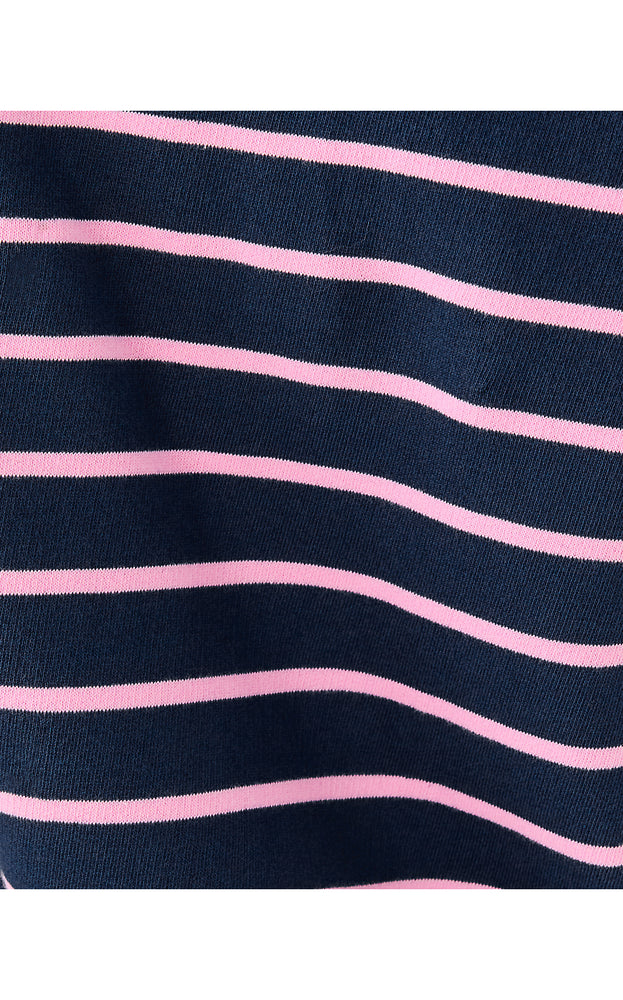 Corvaya Terry Dress - Low Tide Navy Legacy Stripe