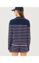 Corvaya Terry Pullover - Low Tide Navy Legacy Stripe