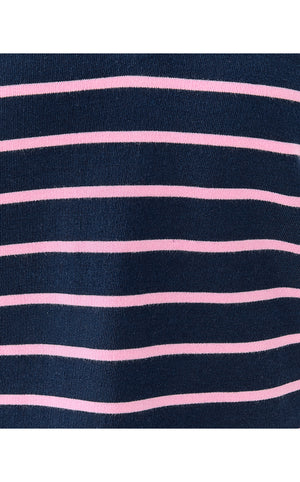 Corvaya Terry Pullover - Low Tide Navy Legacy Stripe