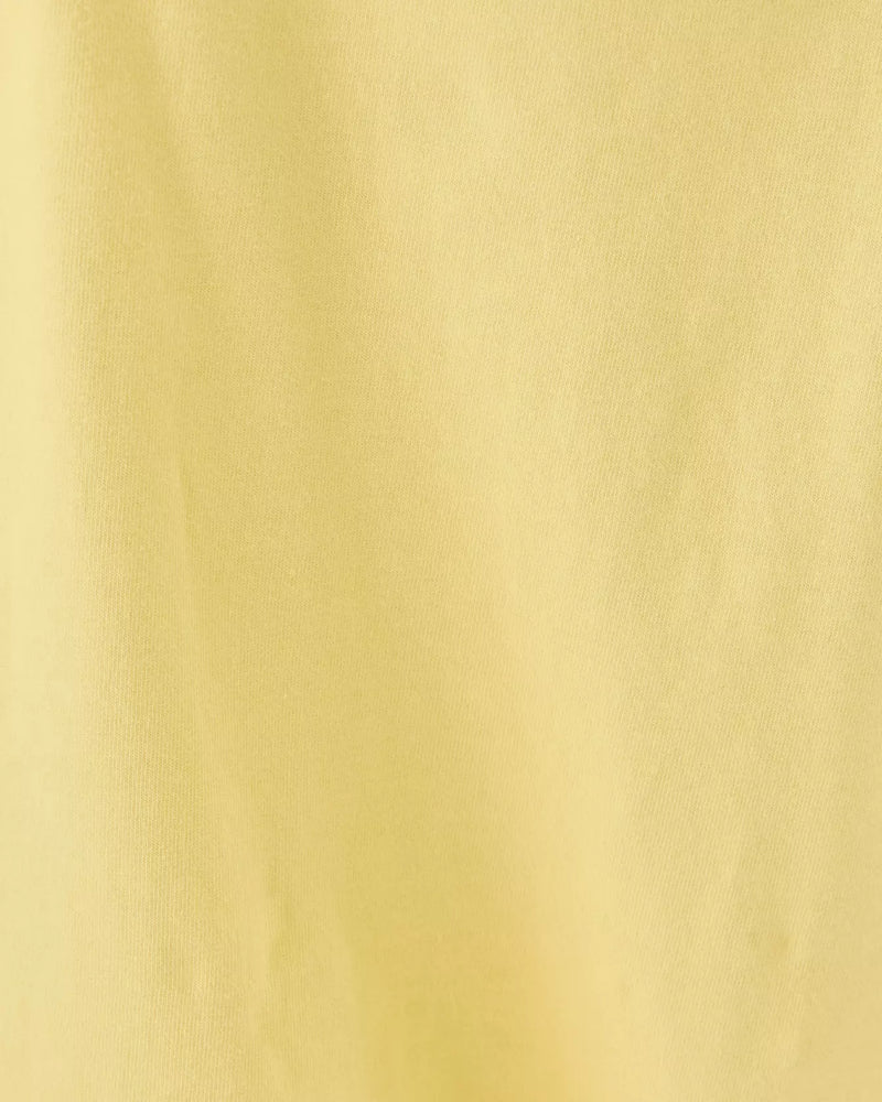 Clairmont Crochet Trimmed Knit Top - Limoncello