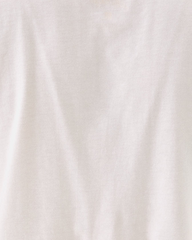 Clairmont Crochet Trimmed Knit Top - Resort White