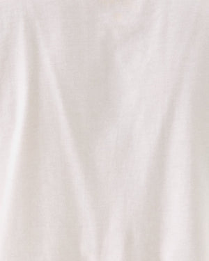 Clairmont Crochet Trimmed Knit Top - Resort White