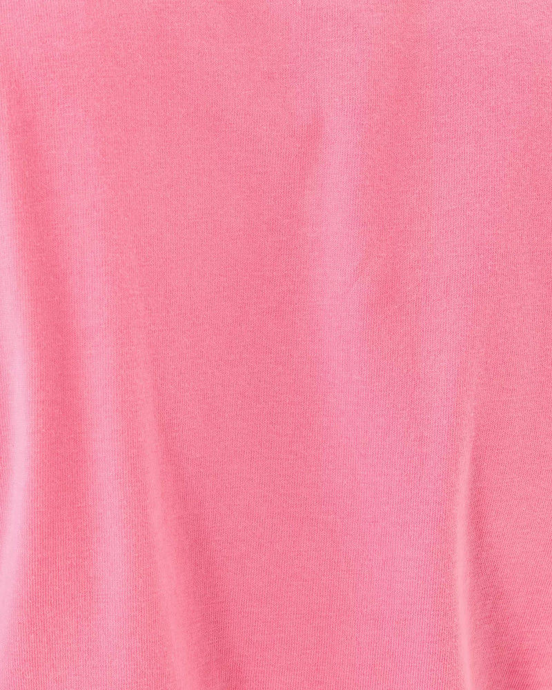 Clairmont Crochet Trimmed Knit Top - Rousseau Pink