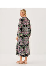 Simona Midi Dress - Onyx PB Anniversary Toile