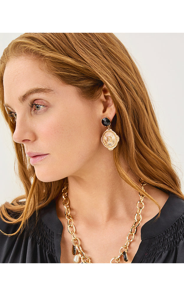 Sunset Shadows Earrings - Noir