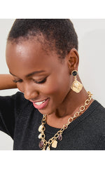 Sunset Shadows Earrings - Noir