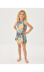 Little Lilly Classic Shift Dress- Breezy Aqua Lillys Zoo