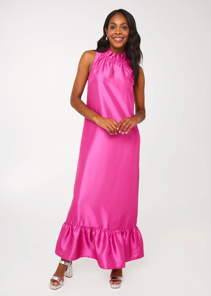 Camille Gown Hot Pink