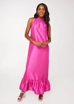 Camille Gown Hot Pink