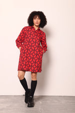 Ava Dress - Red/Black