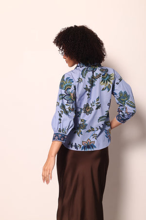Elsa Top - Periwinkle Mosaic
