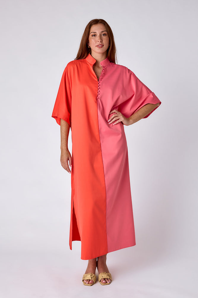 Audie Dress - Texas Sun Colorblock