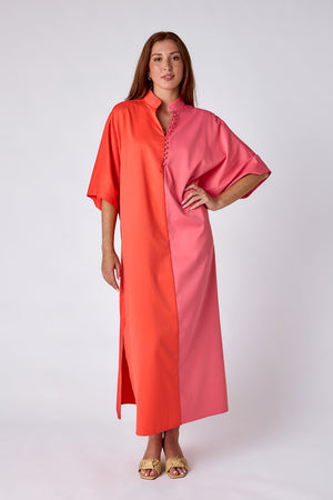 Audie Dress - Texas Sun Colorblock