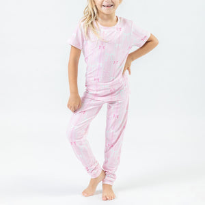 Kids PJ Set All Wrapped Up Pink