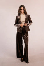 Ladies Knitted Pants - Brown