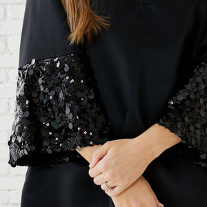 Keri Dress Black Sparkle