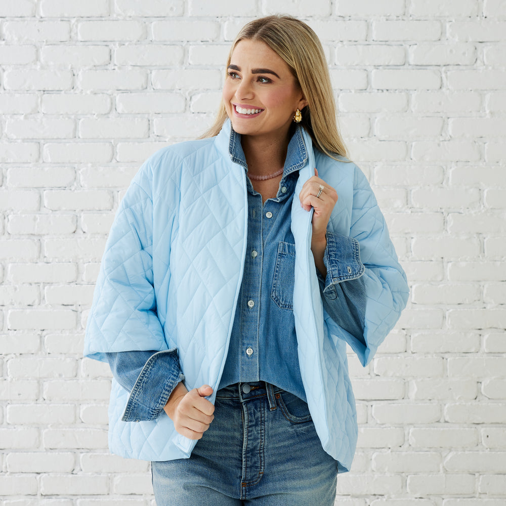 Penny Puffer Light Blue