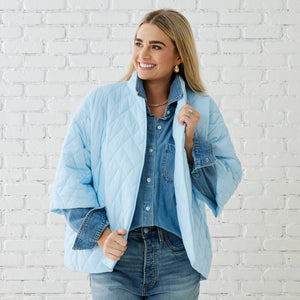 Penny Puffer Light Blue