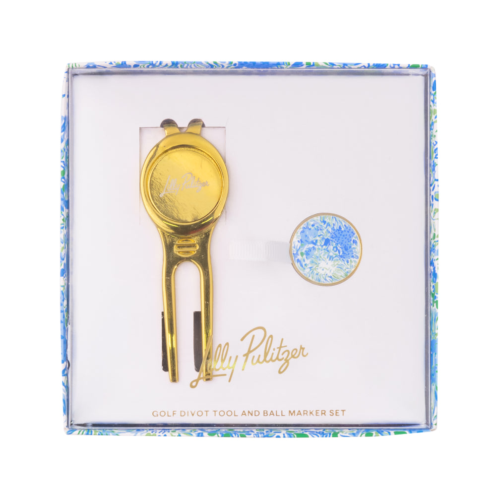 Divot Tool and Ball Marker Set, Dandy Lions