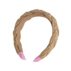 
            
                Load image into Gallery viewer, Braided Raffia Headband, Natural
            
        