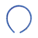 Knit Caning Headband, Blue Stream