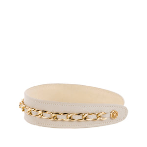 Chain Embellished Headband, Resort White