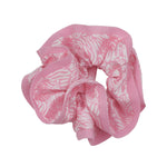 Layered Ruffle Scrunchie, Conch Shell Pink Zee Bebe