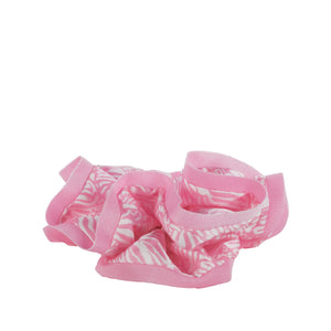 Layered Ruffle Scrunchie, Conch Shell Pink Zee Bebe