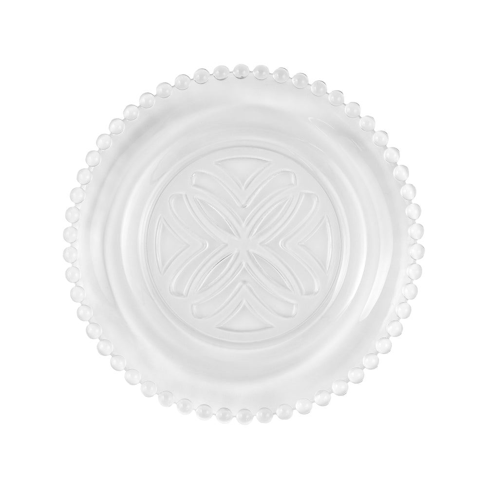 Glass Appetizer Plate Set