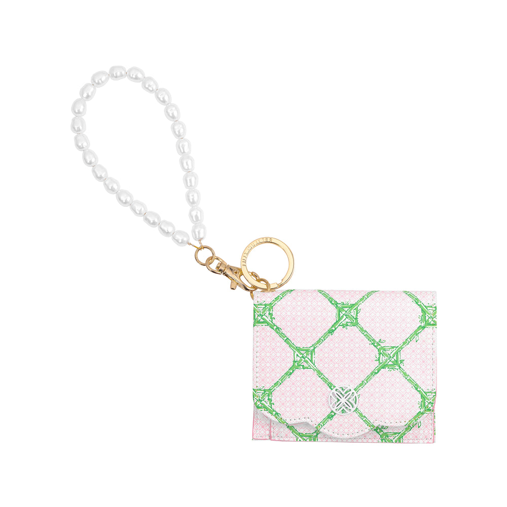 Snap Card Case, Butterfly Trellis