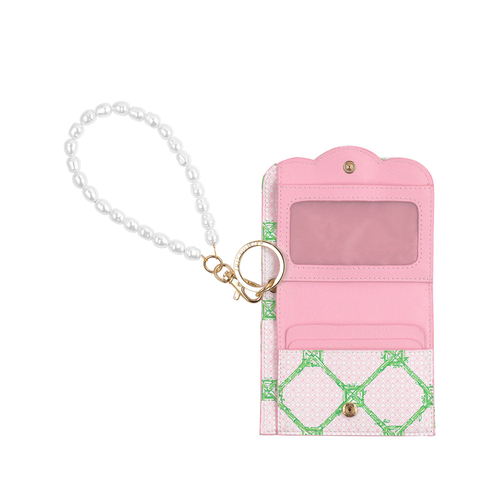 Snap Card Case, Butterfly Trellis