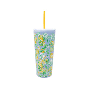 Tumbler with Straw, Make Lemonade