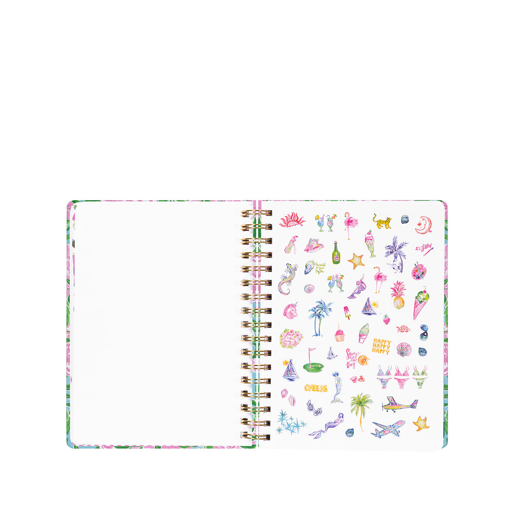 2025-202617 Month Large Agenda, Sapphire Pool Barefoot Beachcomber