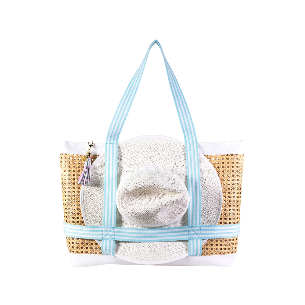 Beach Hat Tote, Beachside Haven