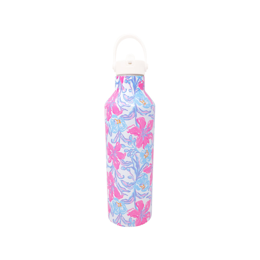 Stainless Steel Water Bottle, Beachside Haven