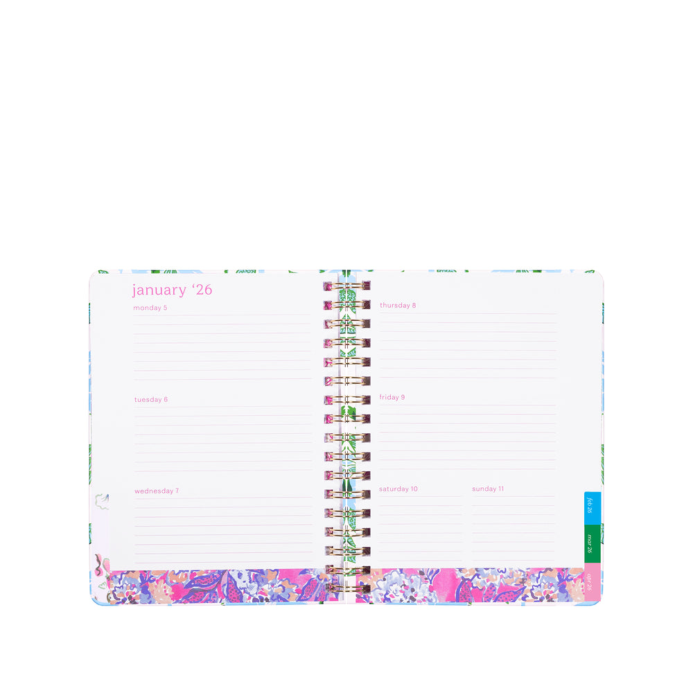 Large 12 Month Agenda, Endless Summers