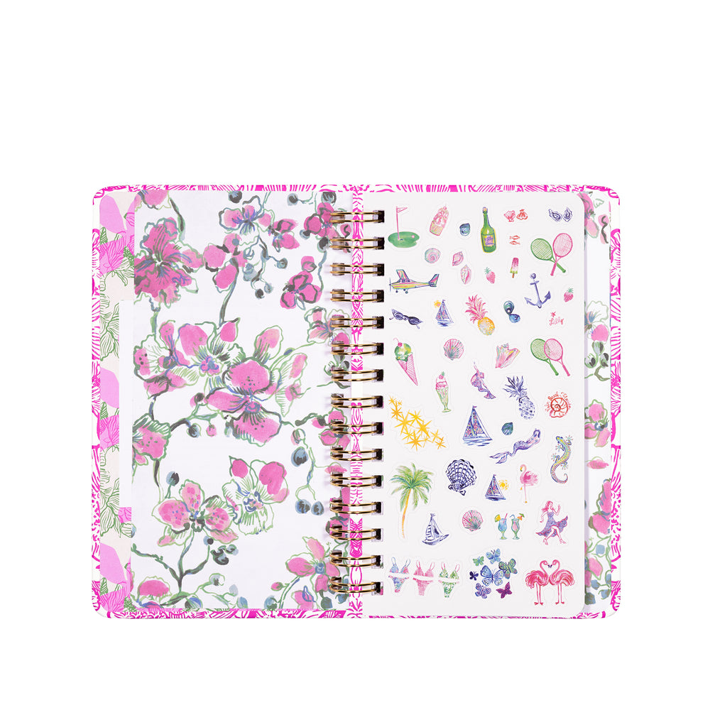 Medium 12 Month Agenda, Unforgettable Pink
