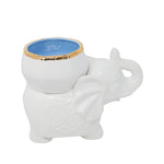 Ceramic Cachepot, Hydrangea Blue