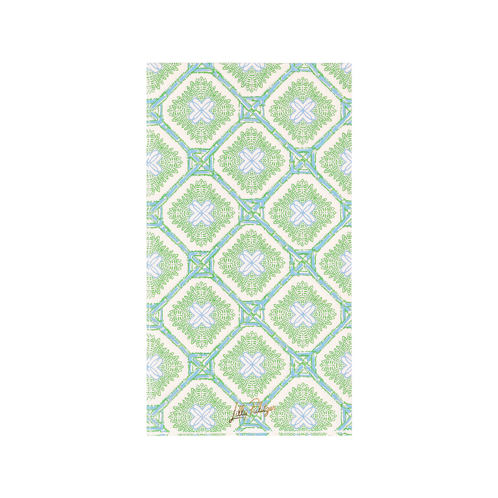 Paper Dinner Napkins, Bamboo Logo Trellis
