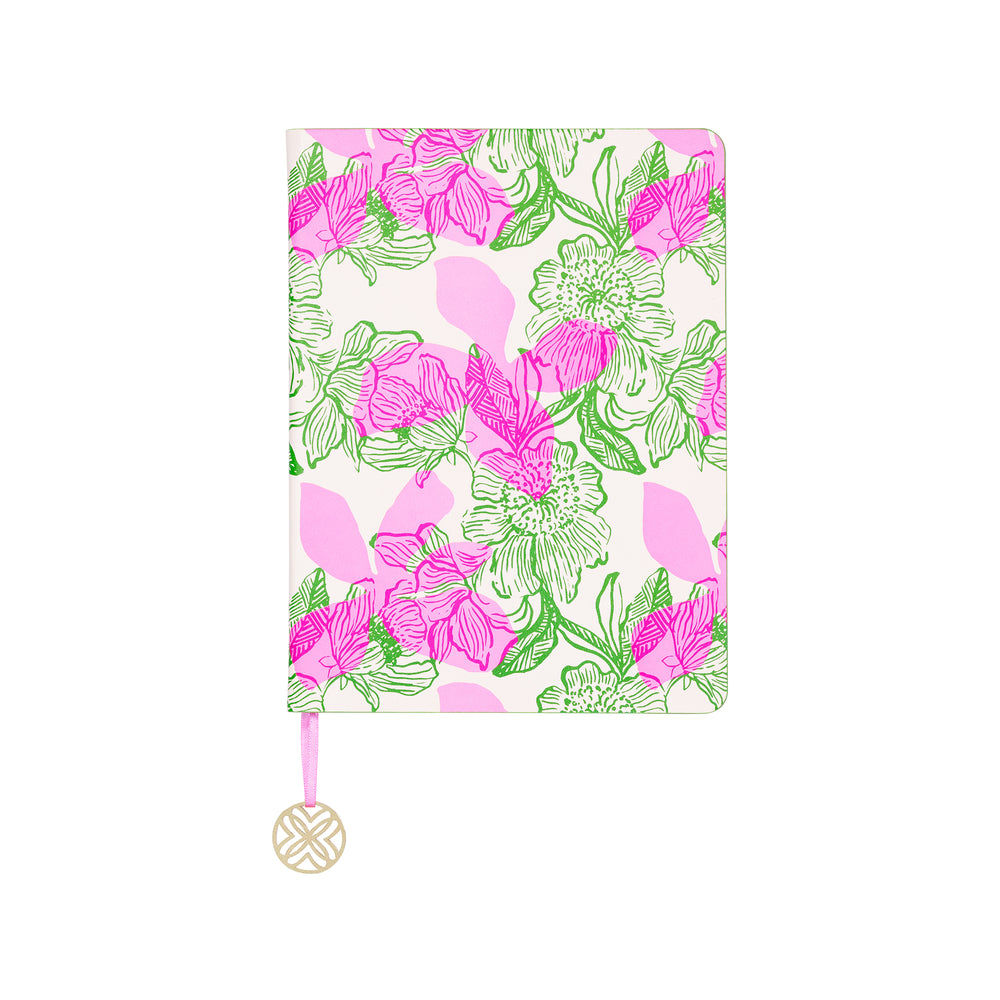 Journal with Charm Bookmark, Sunset Shadows Home