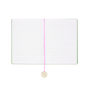 Journal with Charm Bookmark, Sunset Shadows Home