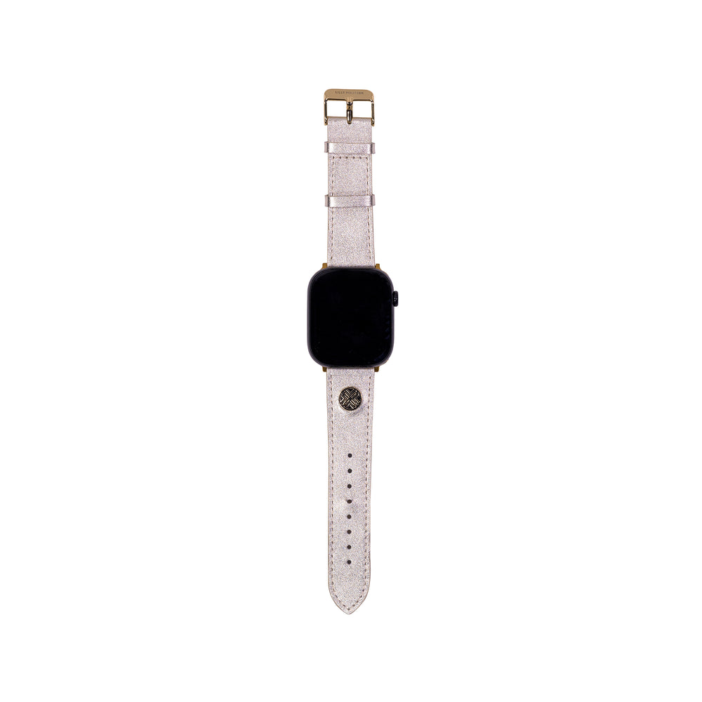 Leather Apple Watch Band, Gold