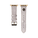 Leather Apple Watch Band, Gold