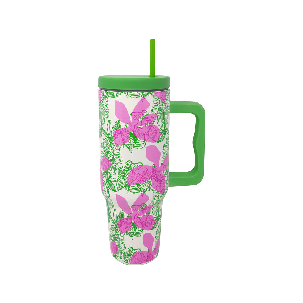Stainless Steel 40 oz Tumbler, Sunset Shadows Home