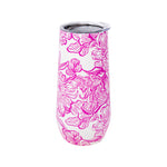 Stainless Steel Champagne Flute, Unforgettable Pink