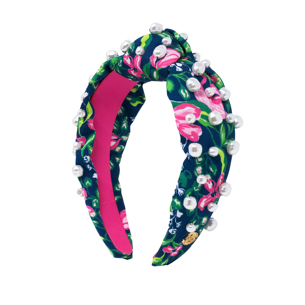Embellished Slim Knot Headband, Moonlight Magic