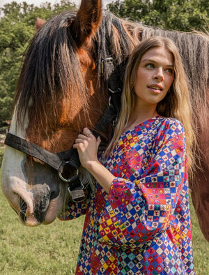 Juliet Maxi Dress - Carnival Glass